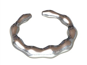 GW3Dfeatures Bracelet B  in Fine Detail Polished Silver
