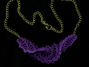 Arithmetic Necklace in Purple Processed Versatile Plastic