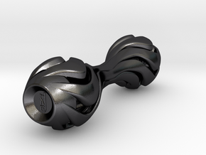 tzb lepton scepter knuckle roller in Polished and Bronzed Black Steel