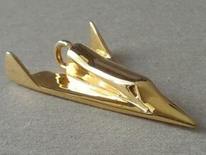 Dyna Soar / X-20 in 18k Gold Plated Brass