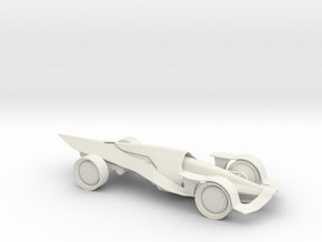 Race car in White Natural Versatile Plastic