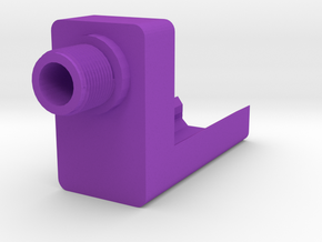 Frame-Mounted Barrel Adapter for G17  in Purple Processed Versatile Plastic