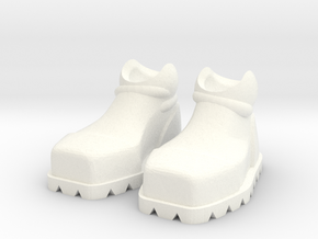 ExoSkin Boot Set for ModiBot in White Processed Versatile Plastic