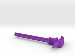 Hafu's Pickaxe in Purple Processed Versatile Plastic