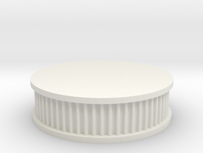 air filter round 1/12 in White Natural Versatile Plastic
