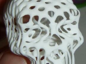 Sugar Skull Candy Jewell Sculpt in White Natural Versatile Plastic