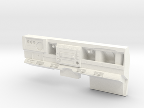 Defender D90 Dash Left Side Drive Highly detailed  in White Processed Versatile Plastic