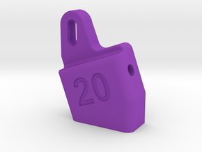 20RB in Purple Processed Versatile Plastic