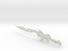 1/3rd scale Final Fantasy Lightning Sword in White Natural Versatile Plastic