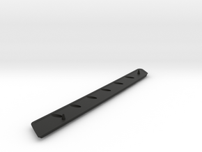 TE7X C pillar trim right side in Black Natural Versatile Plastic