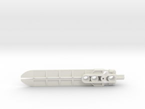 32552 | Weapon Double Edged Sword for Technic in White Natural Versatile Plastic