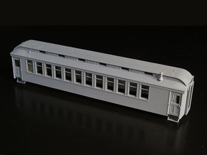 HOn3 D&RGW vestibule coach body in Tan Fine Detail Plastic