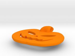 jack-o'-lantern pendant in Orange Processed Versatile Plastic