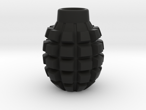 Frag Grenade Body in Black Natural Versatile Plastic