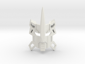 The Mask of The Juggernaut in White Natural Versatile Plastic
