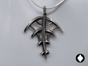 Twisted Leaf - Arrowhead in Antique Silver