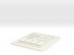 Imperial Communications Pad in White Natural Versatile Plastic