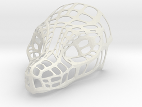 Mask: Dragon Head in White Natural Versatile Plastic