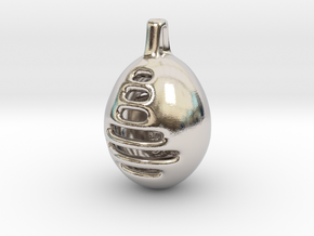 Thor's Protection - Pendant - Orphic Eggs in Rhodium Plated Brass