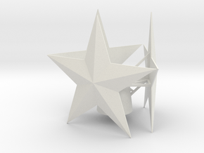 Small tree star in White Natural Versatile Plastic