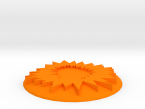 ! - Nova Cannon Template in Orange Processed Versatile Plastic