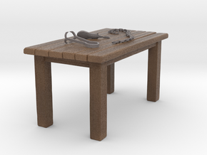 Torture Table in Natural Full Color Sandstone