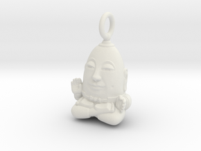 Humpty Dumpty Buddha in White Natural Versatile Plastic