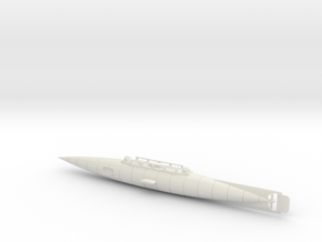 The Nautilus Submarine Version 2 in White Natural Versatile Plastic
