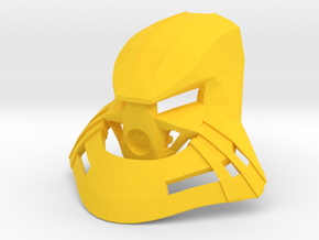 Noble Kanohi Garai in Yellow Processed Versatile Plastic