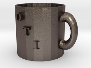modeling mug in Polished Bronzed-Silver Steel: Medium