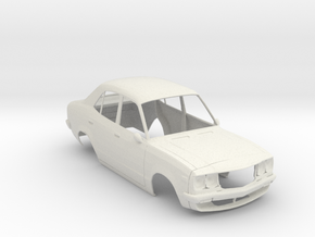 1:24 Mazda RX3 Sedan in White Natural Versatile Plastic