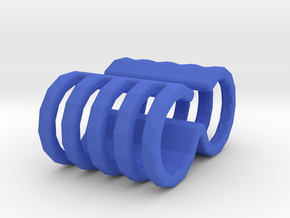 Cable Wrapper in Blue Processed Versatile Plastic