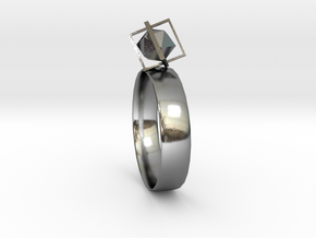 sight (ring) in Polished Silver