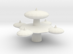 Starbase Zero in White Natural Versatile Plastic