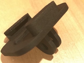 GoPro Buckle Reverse Adapter in Black Natural Versatile Plastic