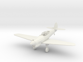 Curtiss P-40 Warhawk in White Natural Versatile Plastic