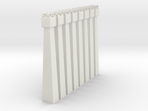 pylon_dl_104mm-x8 in White Natural Versatile Plastic