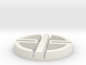 kawasaki ninja H2 logo in White Natural Versatile Plastic: Small
