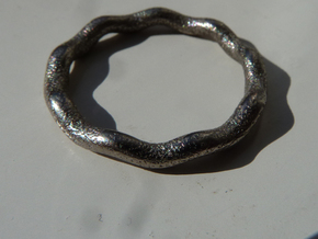 Sine Ring Round 18mm in Polished Nickel Steel