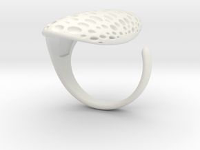 adjustable pebble knuckle in White Natural Versatile Plastic