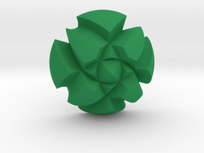 Ring Loft4 (Top) in Green Processed Versatile Plastic