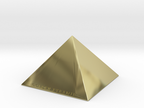 Golden Pyramid in 18K Yellow Gold