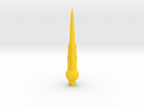 TF:Siege Muzzle Flash Effect Part (5cm length) in Yellow Processed Versatile Plastic