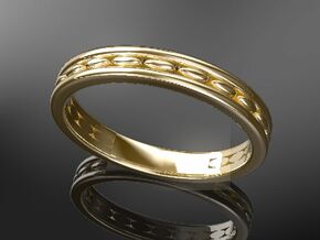wedding ring design No.278 of 365 days in 14K Yellow Gold