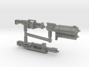 Earth Wars Weapon Set (3mm, 5mm) in Gray PA12: Small