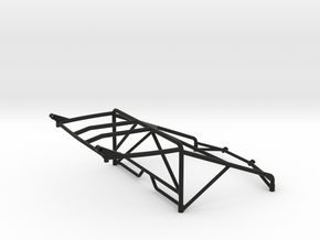 JK Roll Cage V4 w/ Light Bar Mount in Black Natural Versatile Plastic