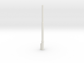 1:22,5 1557 BVL-mast met KIR KIK sokkel enkel in White Natural Versatile Plastic
