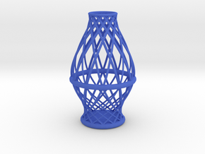Spiral Vase Small in Blue Processed Versatile Plastic