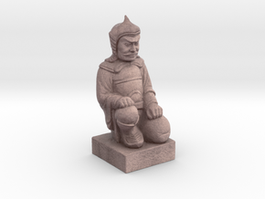 Terracotta Warrior in Natural Full Color Sandstone: Small