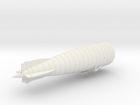 1/500 R class Zeppelin L32 (LZ74) Rear in White Natural Versatile Plastic